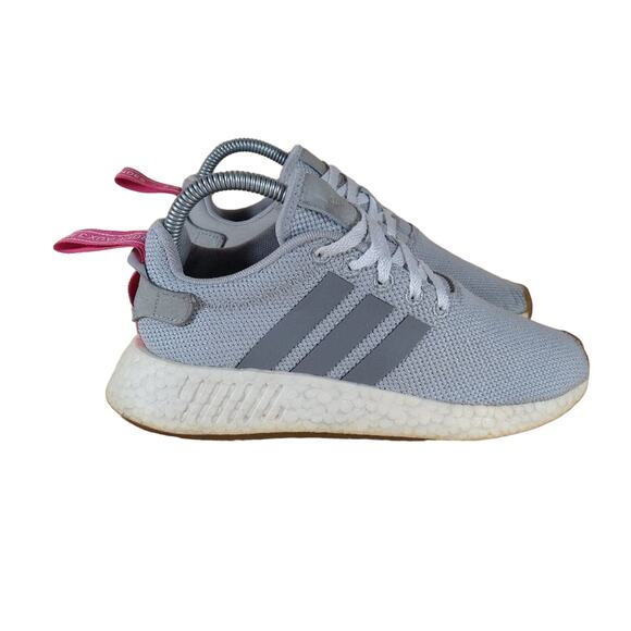 Adidas - NMD R2 - Running Shoes - Gray - Women's - 6 - ART BY9317 - Picture 1 of 9
